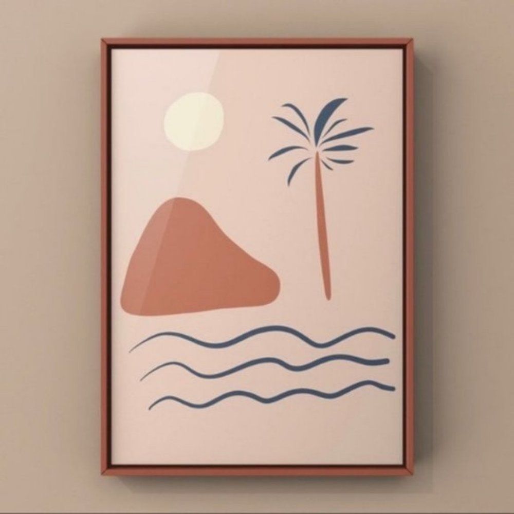 Minimalist modern boho trendy wall art print